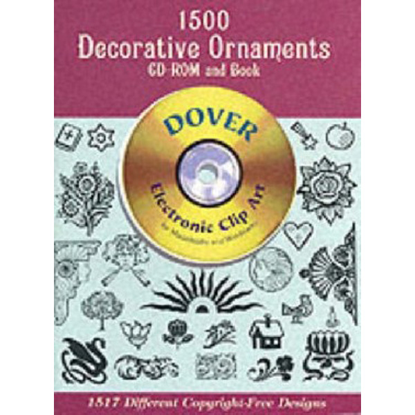 

1500 Decorative Ornaments CD-ROM and Book / Dover