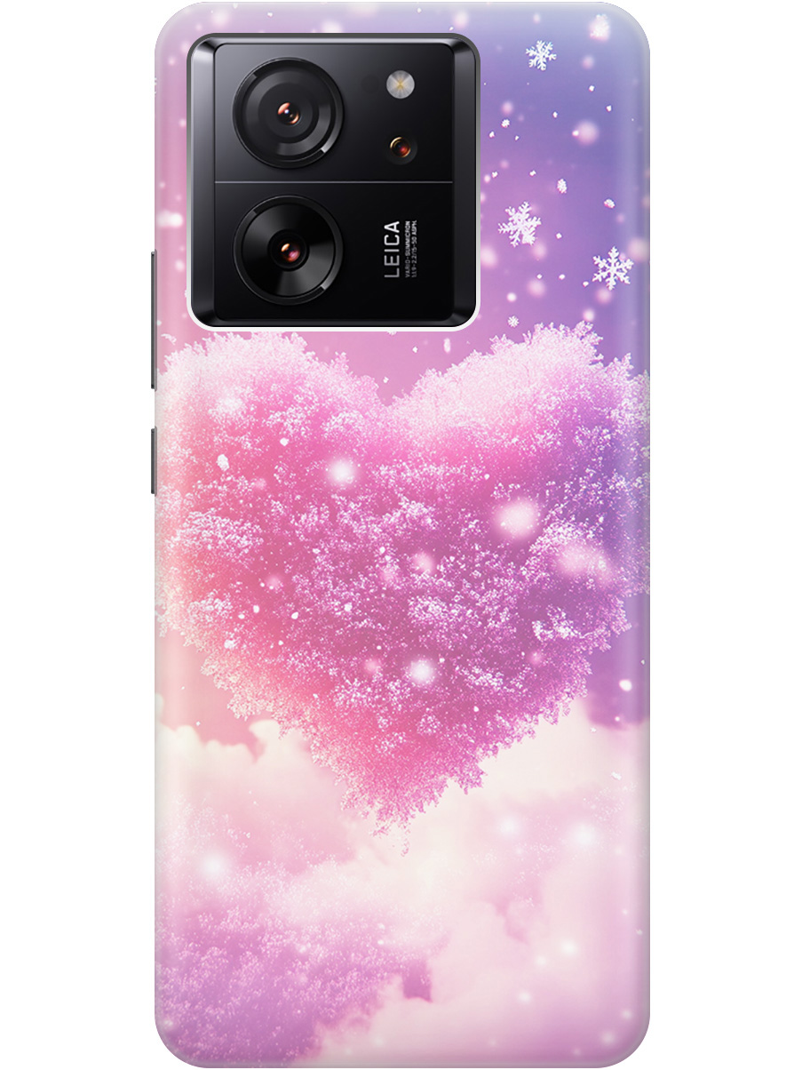 

Силиконовый чехол на Xiaomi 13T / 13T Pro с принтом "Пушистое сердце", Прозрачный;белый;розовый, 776584891
