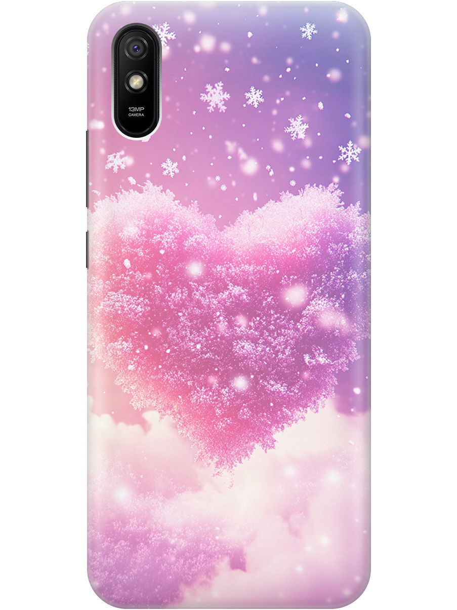 

Силиконовый чехол на Xiaomi Redmi 9A с принтом "Пушистое сердце", Прозрачный;белый;розовый, 723276991