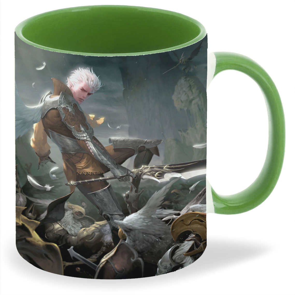 

Кружка CoolPodarok lineage 2 kamael Битва Камаэли, lineage 2 kamael Битва Камаэли