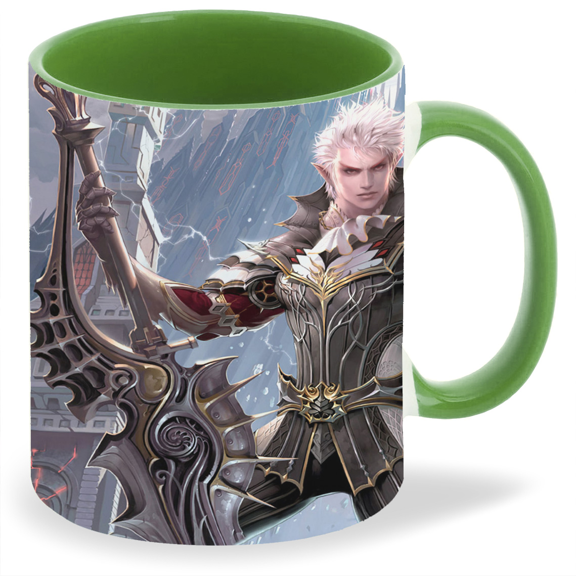 

Кружка CoolPodarok lineage 2 kamael Берсерк и арбатетчица Камаэли, lineage 2 kamael Берсерк и арбатетчица Камаэли
