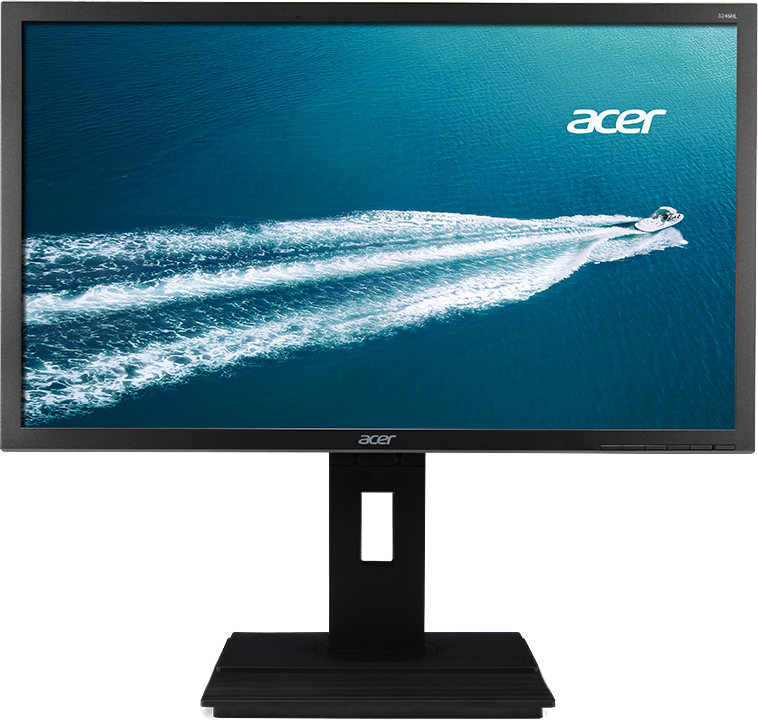 фото Монитор acer b246hylaymidr 23.8" black (um.qb6ee.a29)