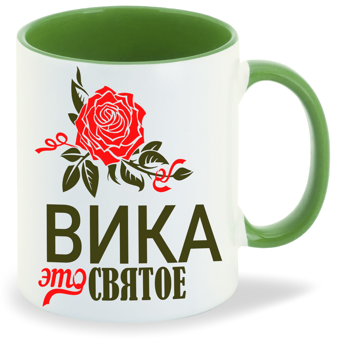 

Кружка CoolPodarok Это святое Вика, Это святое Вика