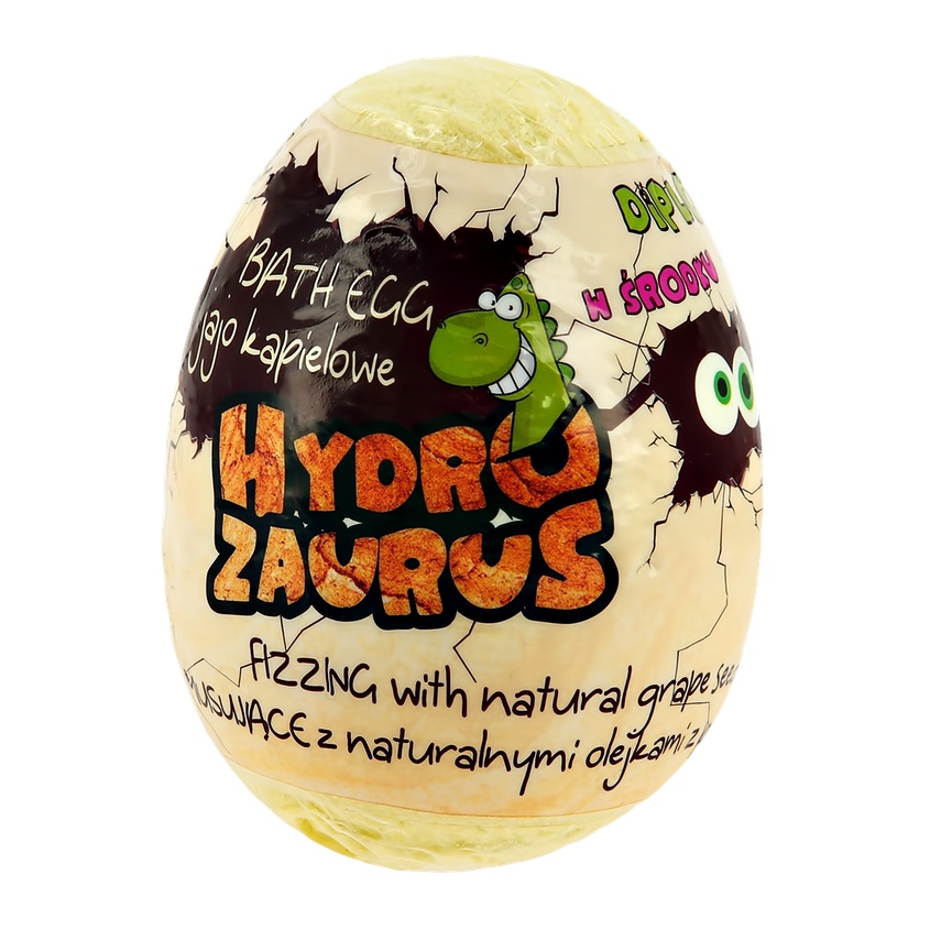фото Бурлящий шар-соль для ванн marba hydro zaurus diplodocus детский с игрушкой 140 г