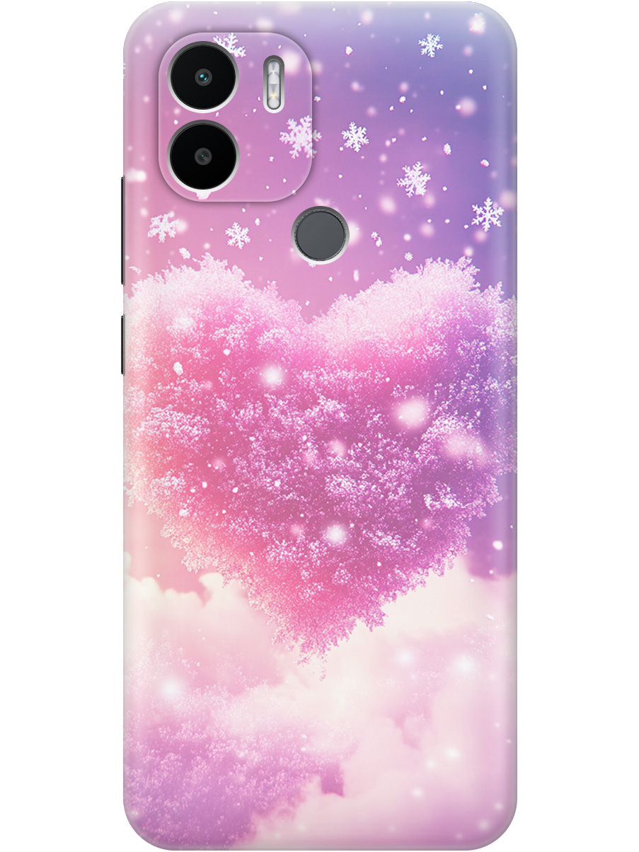 

Силиконовый чехол на Xiaomi Redmi A1+ / A2+ / Poco C50 / C51 с принтом "Пушистое сердце", Прозрачный;белый;розовый, 762092191