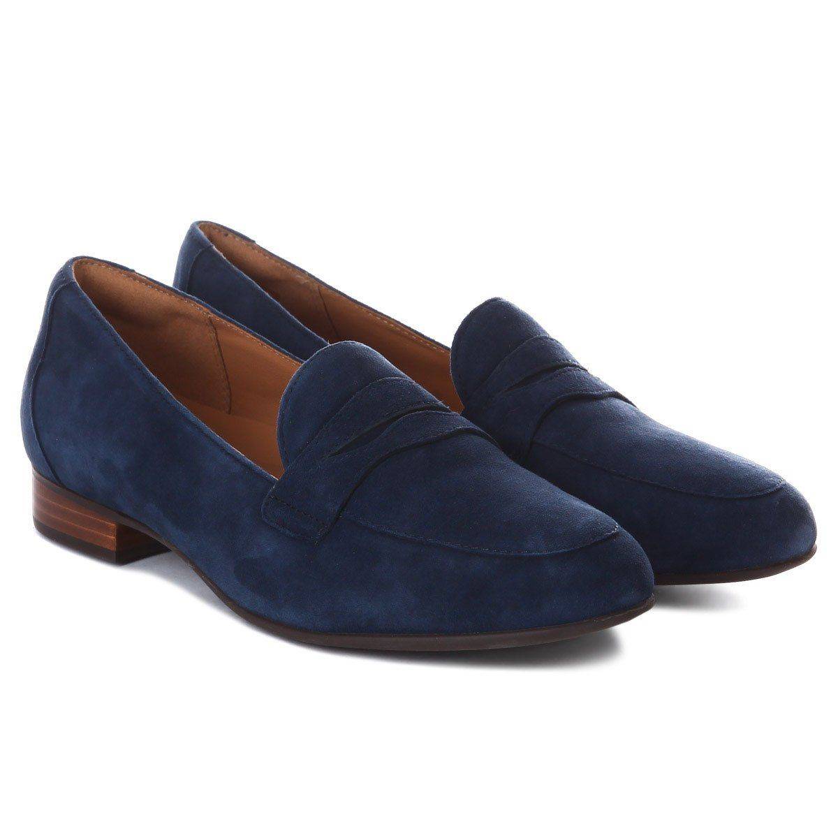 

Лоферы женские Clarks Un Blush Go 26135675 синие 41 EU, Un Blush Go 26135675