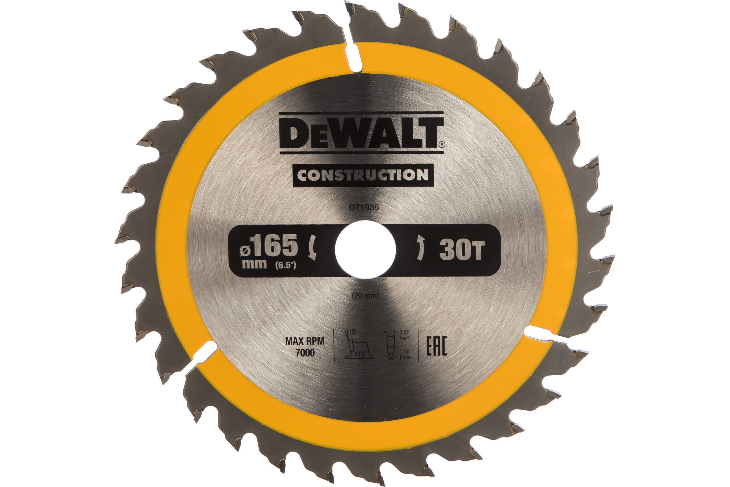 

Диск пильный DeWalt DT1935-QZ