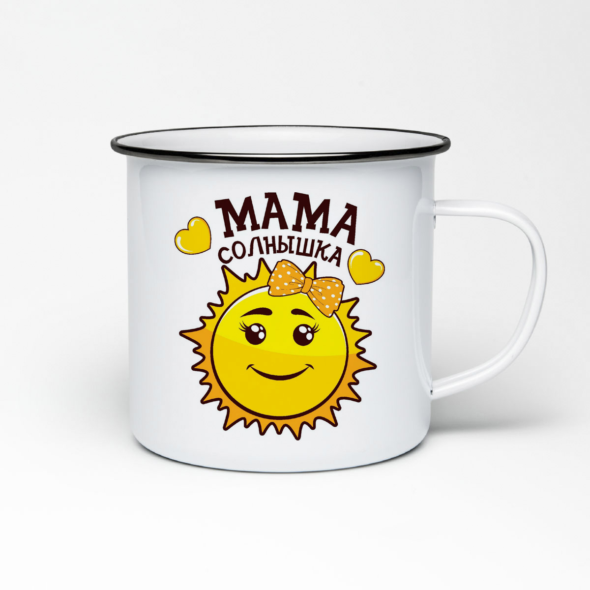 

Кружка металлическая CoolPodarok Мама солнышка