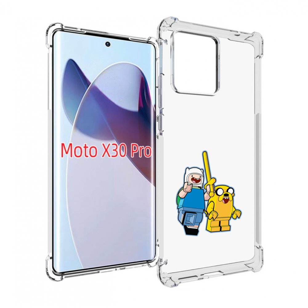 

Чехол MyPads время приключений лего для Motorola Moto X30 Pro, Прозрачный, Tocco