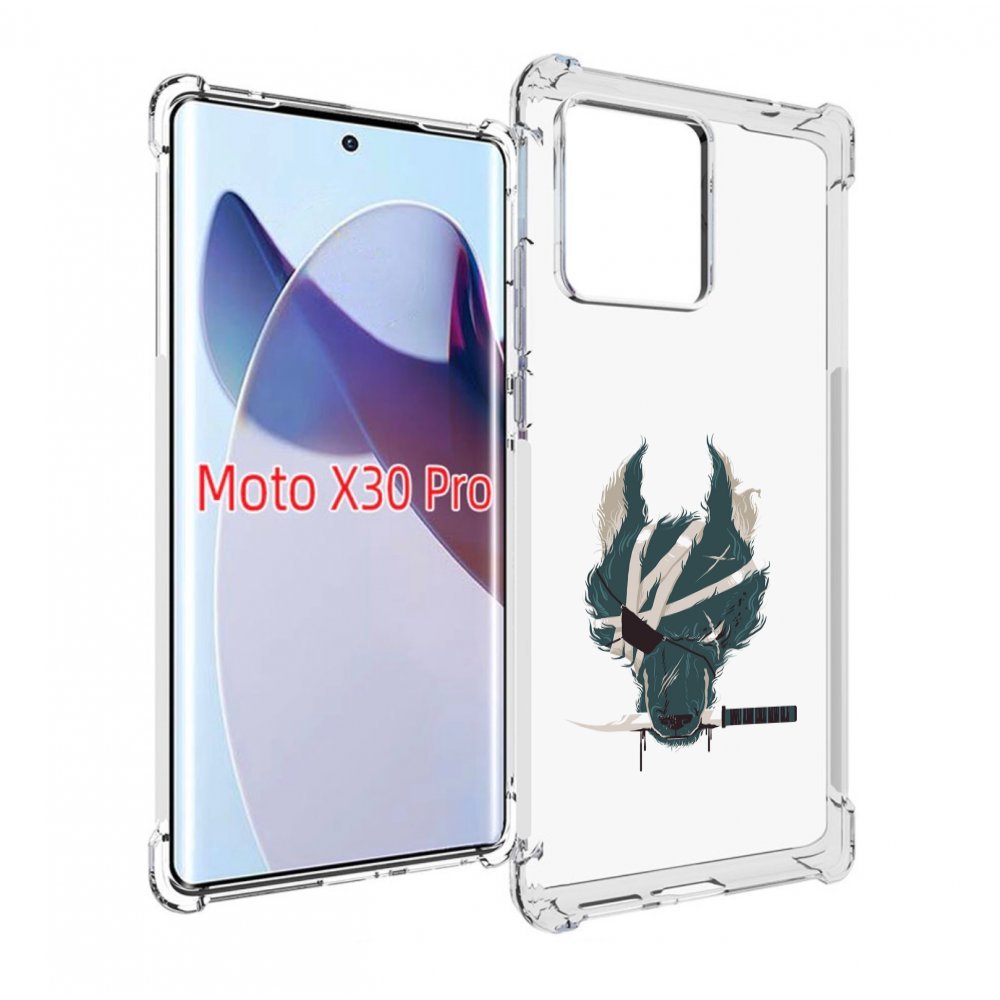 

Чехол MyPads волк-разбойник для Motorola Moto X30 Pro, Прозрачный, Tocco