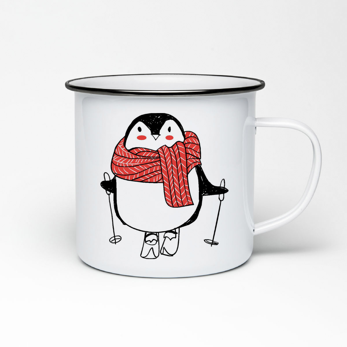 

Кружка металлическая CoolPodarok Пингвин