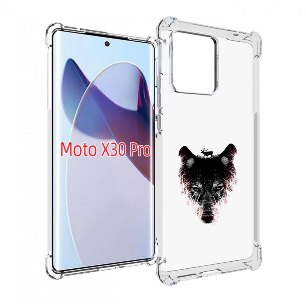 

Чехол MyPads волк в траве для Motorola Moto X30 Pro, Прозрачный, Tocco