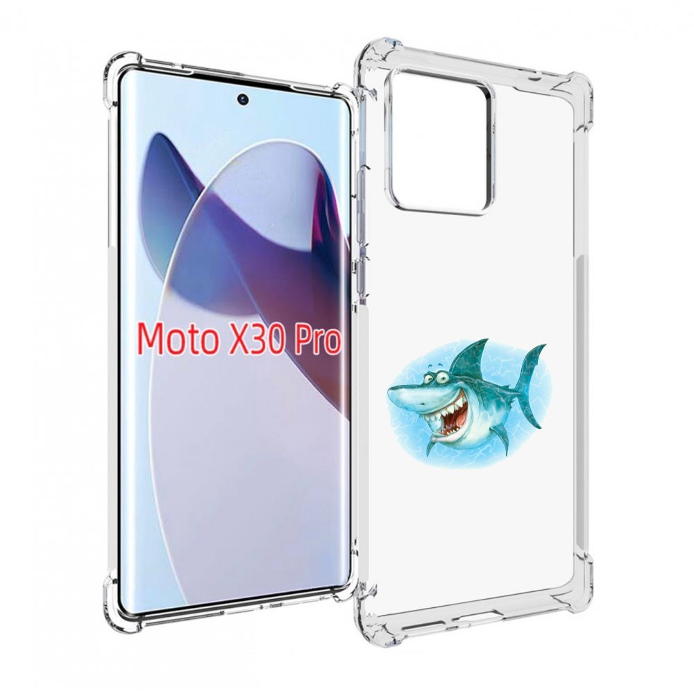 

Чехол MyPads веселая акула для Motorola Moto X30 Pro, Прозрачный, Tocco