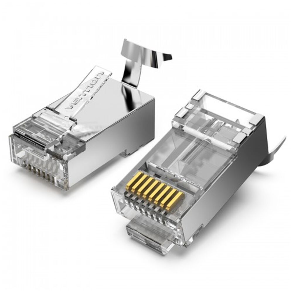 

Коннектор Vention RJ-45 RJ 45 м IDER0-10, Прозрачный