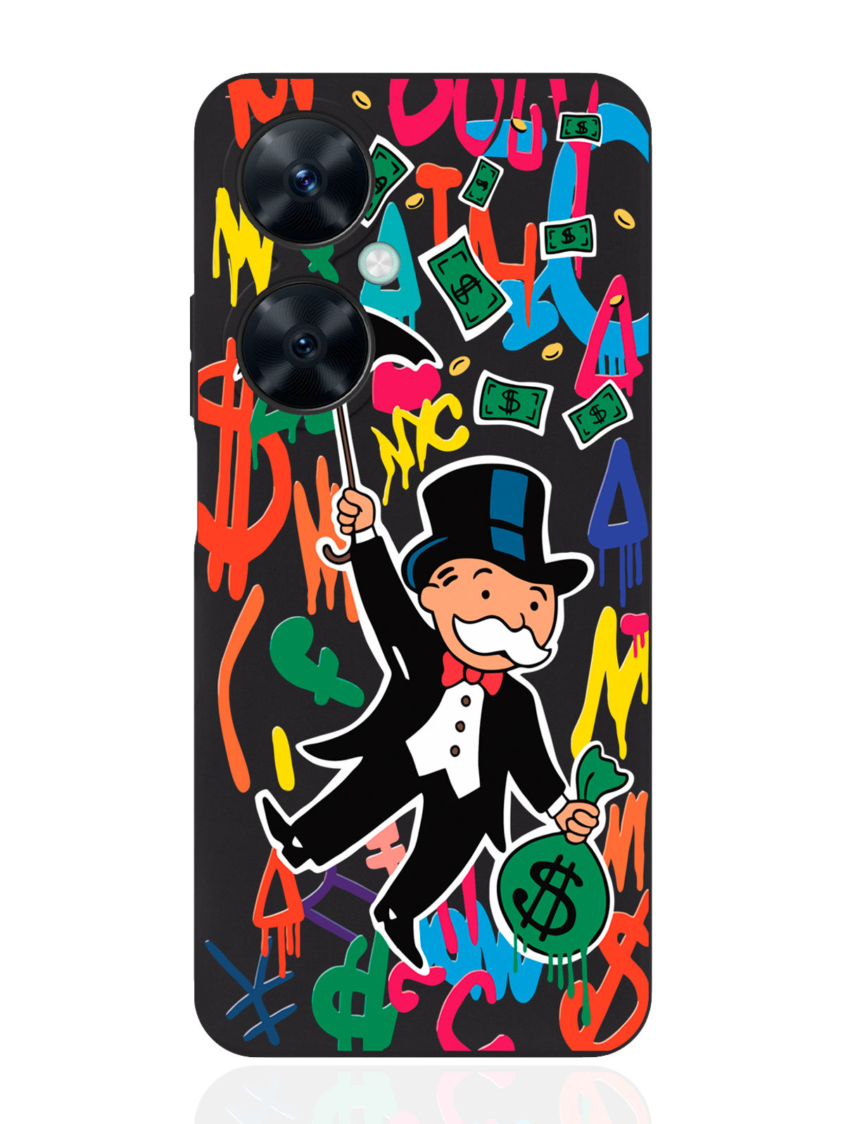 

Чехол для смартфона Huawei Nova 11i черный силиконовый Rich uncle PennyBags, Huawei