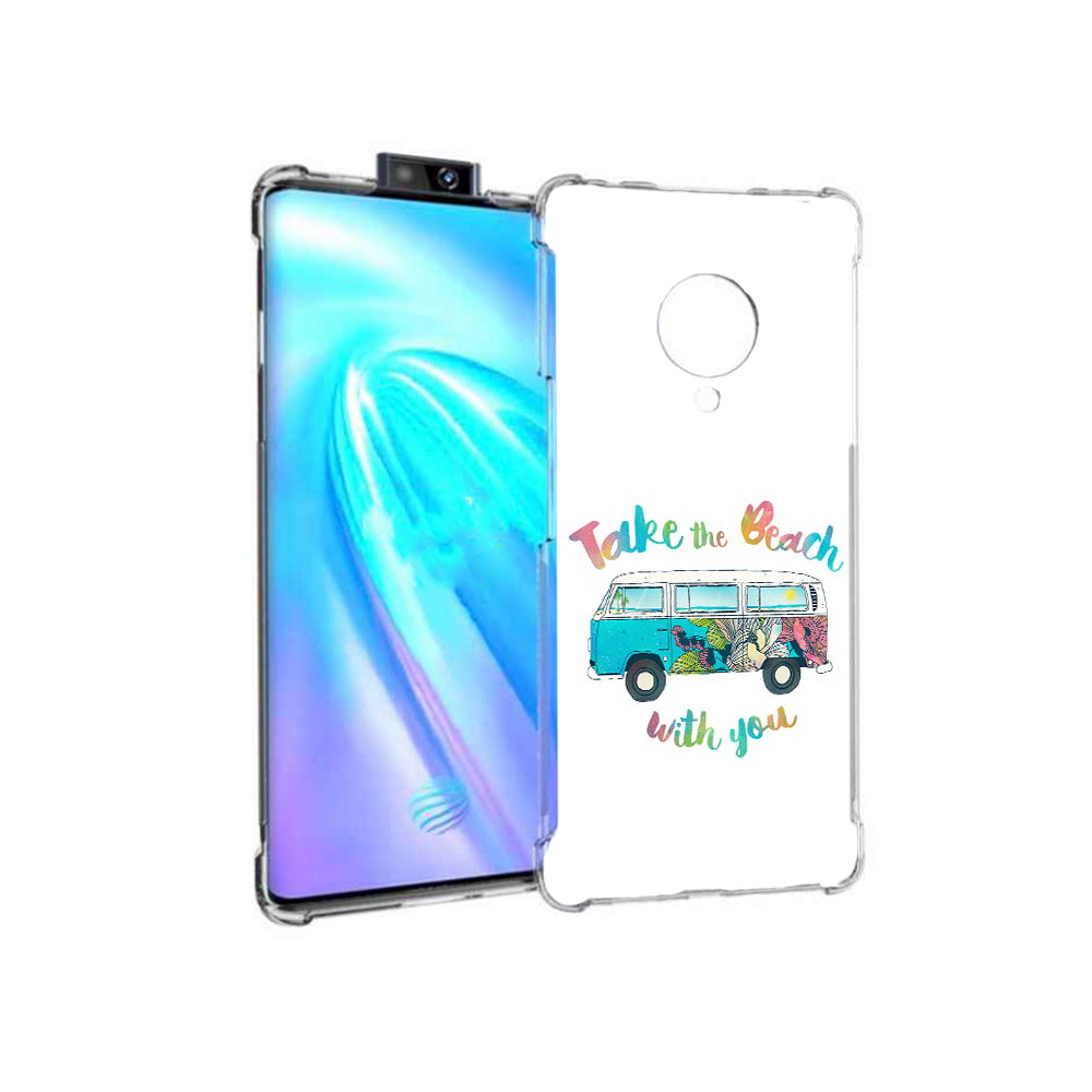 

Чехол MyPads Tocco для Vivo NEX 3 Хиппи автобус (PT136035.381.190), Прозрачный, Tocco