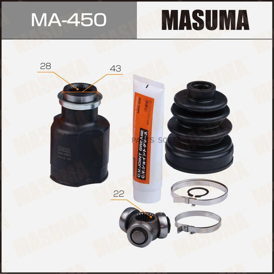 

MASUMA ШРУС MASUMA 22х43х28 RH (1/6)