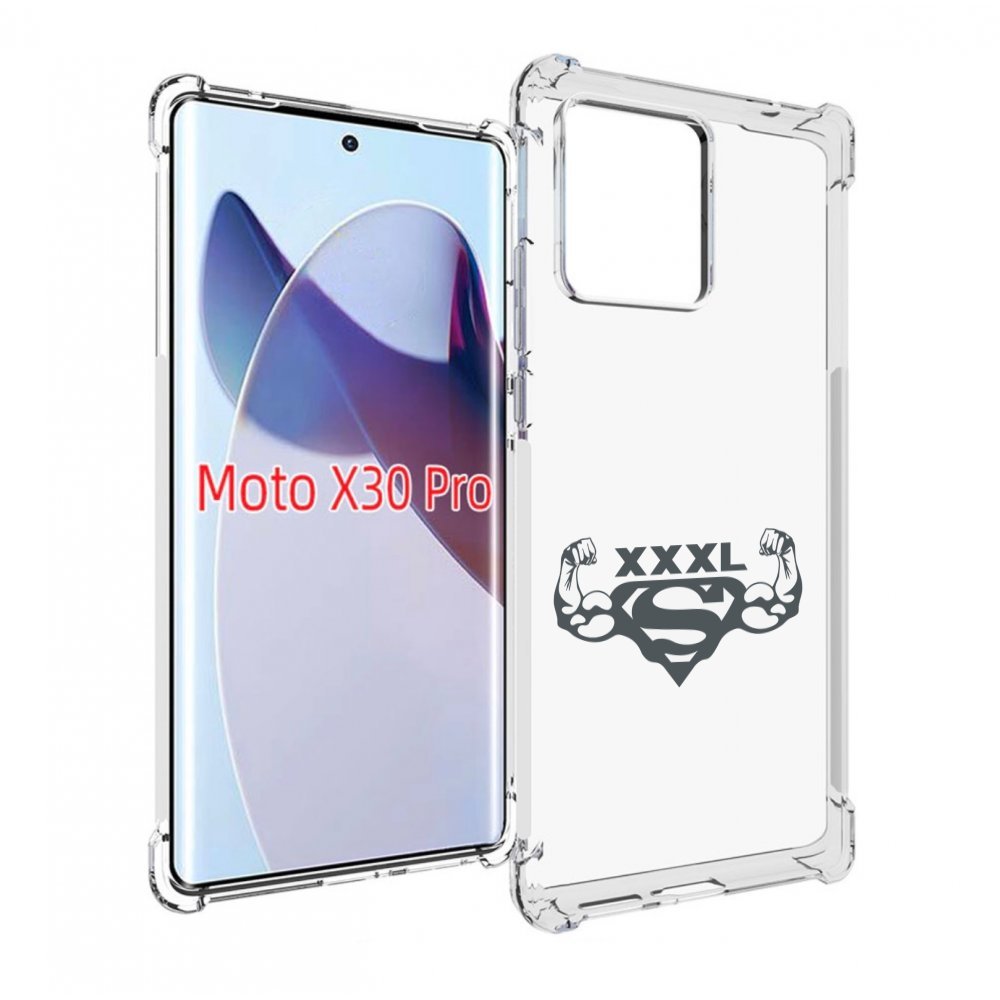 

Чехол MyPads бодибилдинг супермен для Motorola Moto X30 Pro, Прозрачный, Tocco