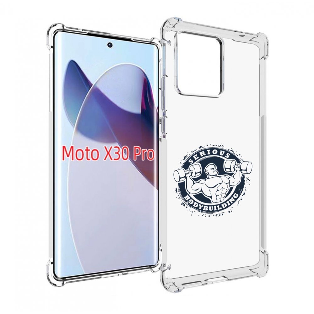 

Чехол MyPads бодибилдинг воля к победе для Motorola Moto X30 Pro, Прозрачный, Tocco