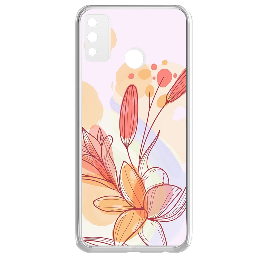

Чехол-накладка Krutoff Clear Case Фантазия для Honor 9X Lite