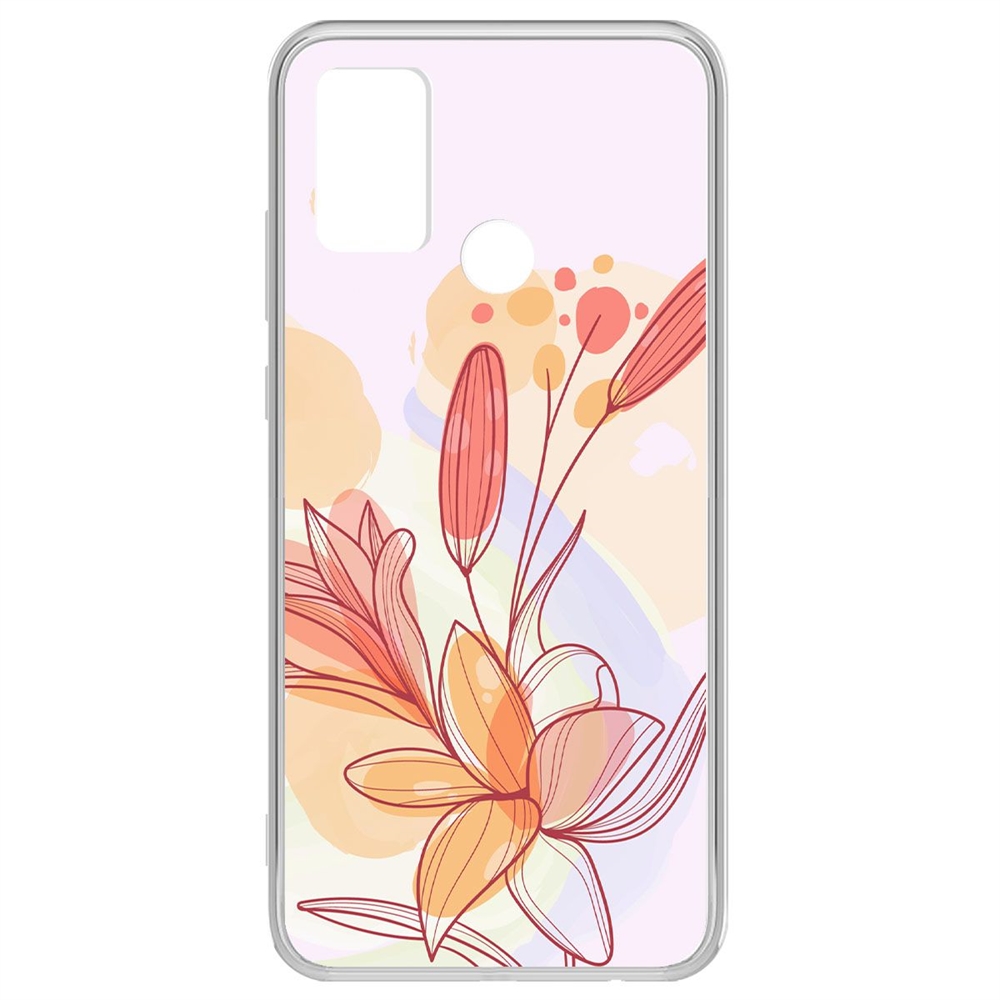 

Чехол-накладка Krutoff Clear Case Фантазия для Honor 9A/Play 9A