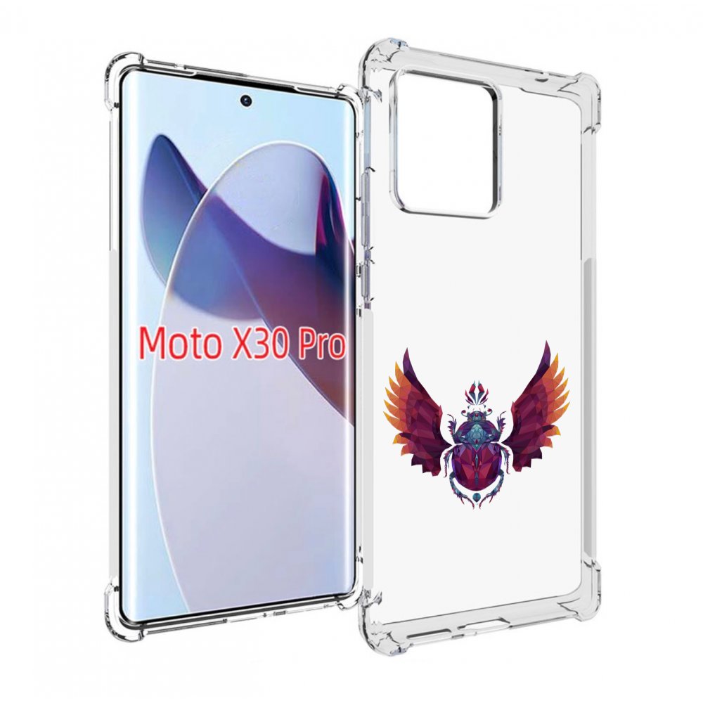 

Чехол MyPads алмазный скоробей для Motorola Moto X30 Pro, Прозрачный, Tocco