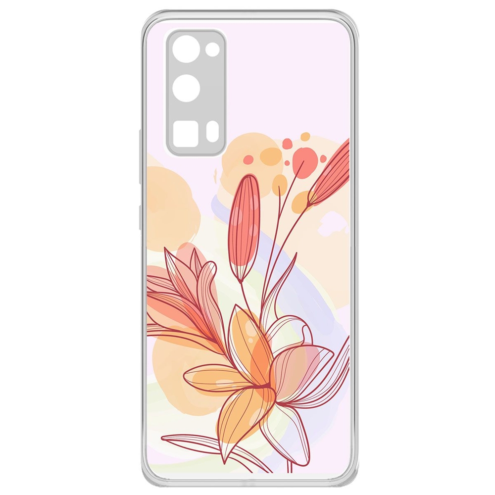 фото Чехол-накладка krutoff clear case фантазия для honor 30 pro+/30 pro