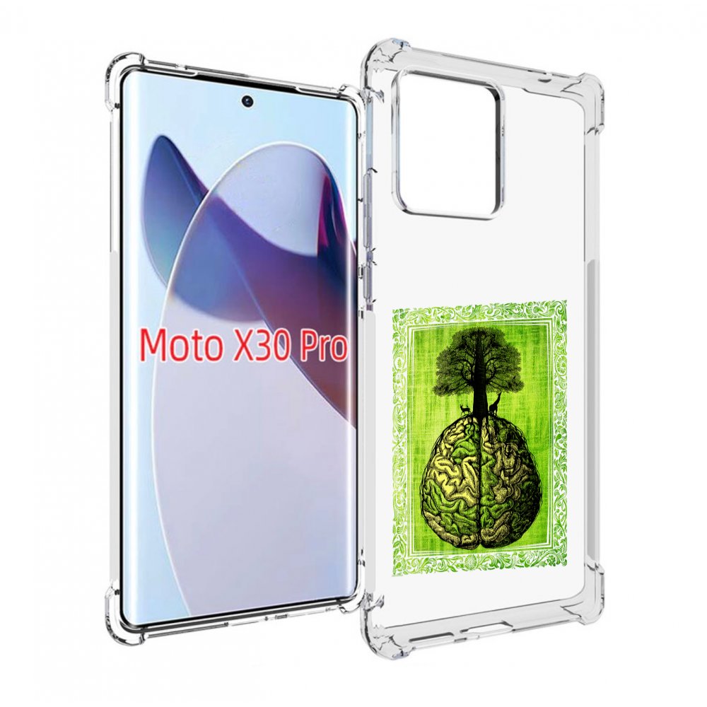 

Чехол MyPads абстракция здоровый мозг для Motorola Moto X30 Pro, Прозрачный, Tocco