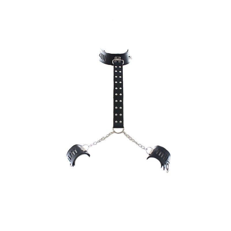 Бондаж шеи и рук KISSEXPO черный