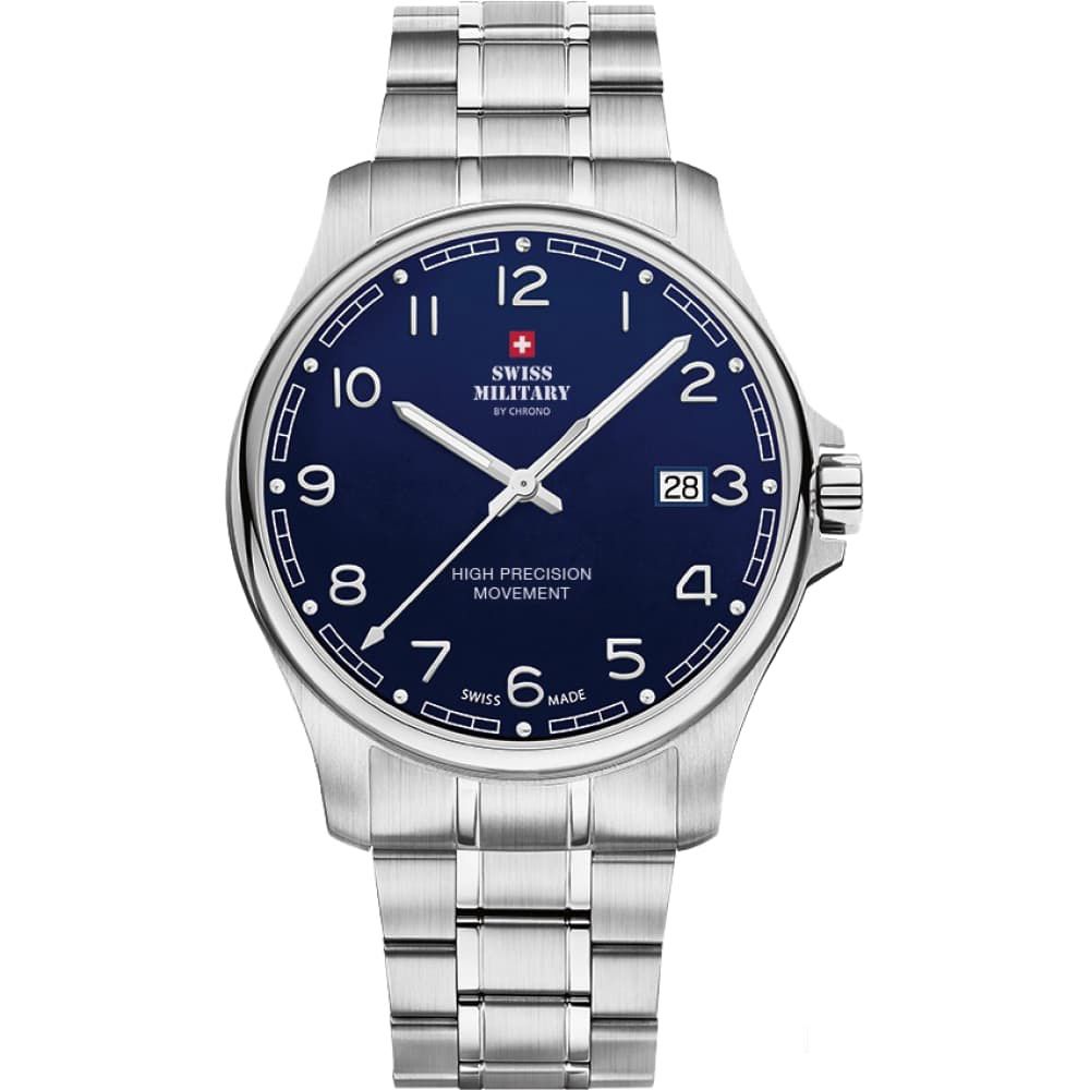 Наручные часы мужские Swiss Military by Chrono SM30200.18 серебристые