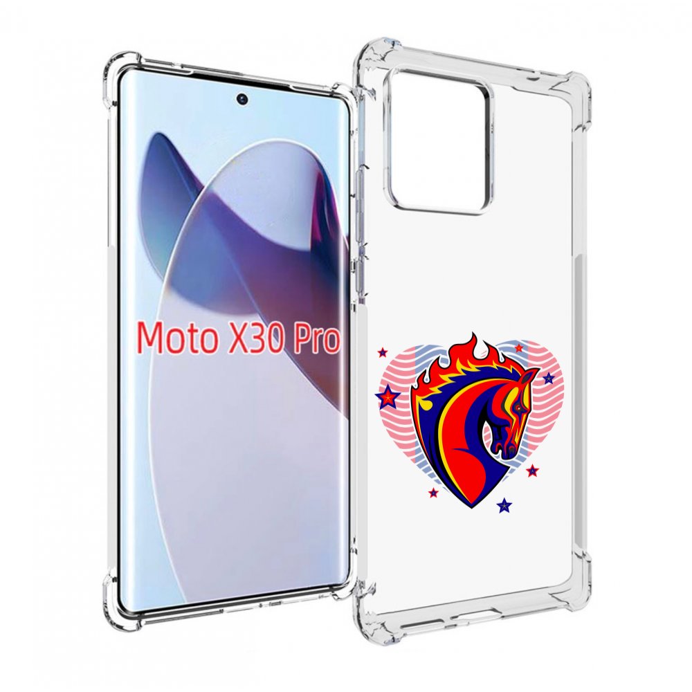 

Чехол MyPads ФК ЦСЛ Лошадь для Motorola Moto X30 Pro, Прозрачный, Tocco