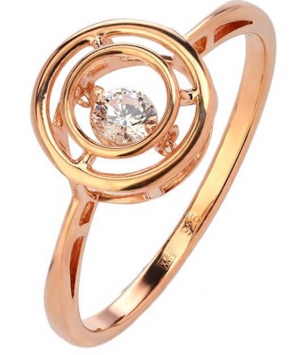 

Кольцо из серебра р. , Эстет 01К157961А, фианит, 01К157961А