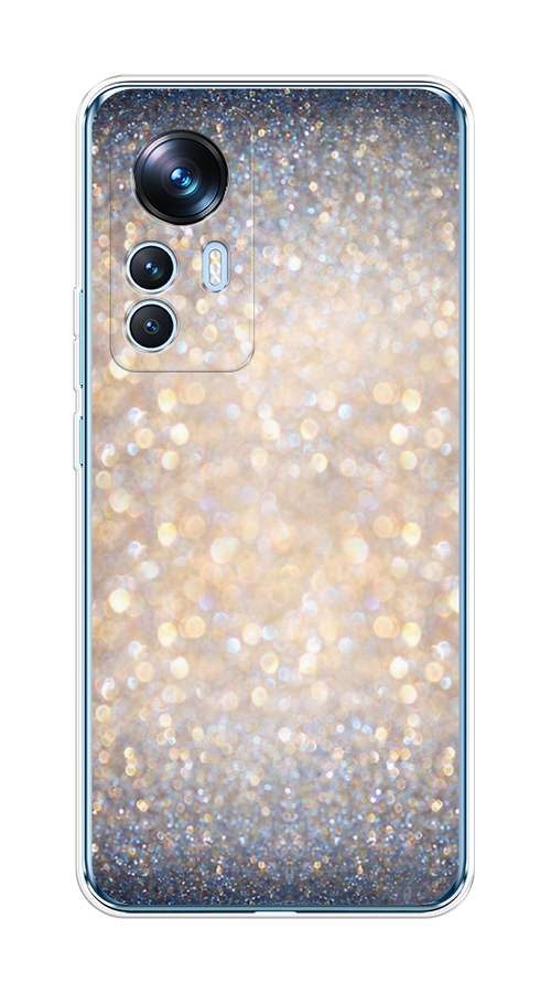 

Чехол на Xiaomi 12T "Мерцание рисунок", Желтый;серый, 316650-1