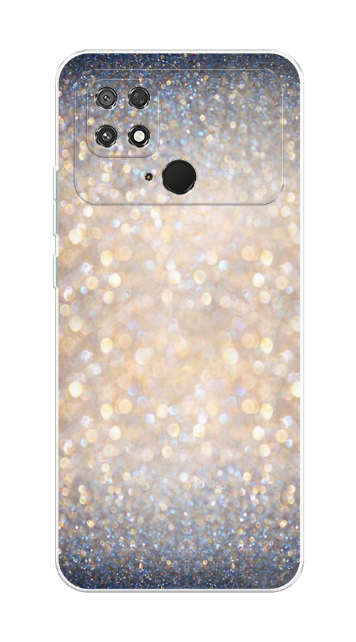 

Чехол на Xiaomi Poco C40 "Мерцание рисунок", Желтый;серый, 315850-1