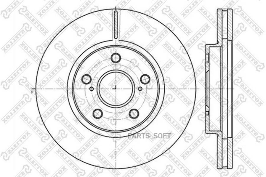 

Тормозной диск Stellox комплект 1 шт. 60204592VSX