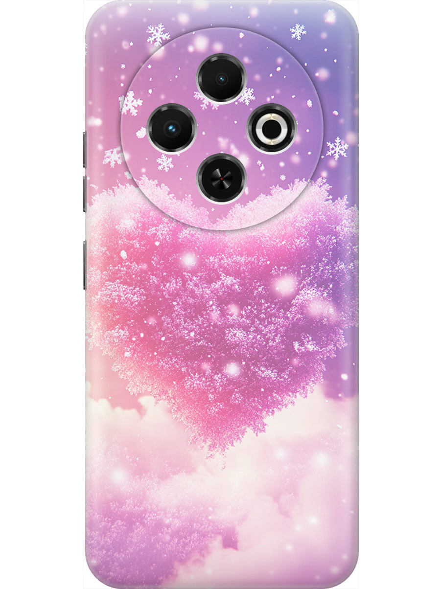 

Силиконовый чехол на Tecno Spark 30C с принтом "Пушистое сердце", Прозрачный;белый;розовый, 786716391