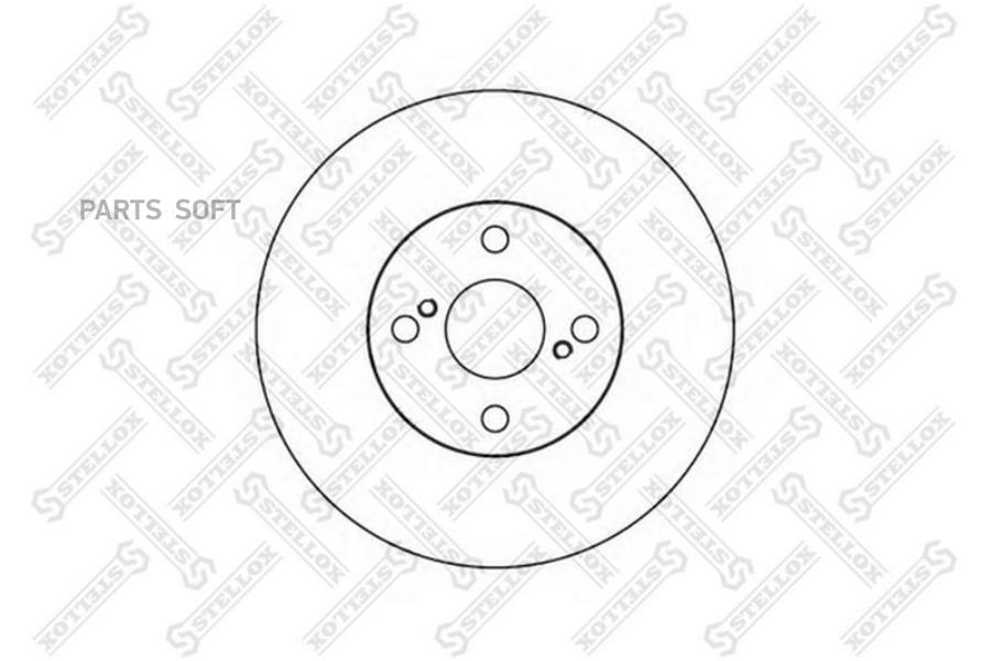 Тормозной диск Stellox комплект 1 шт. 60204587SX