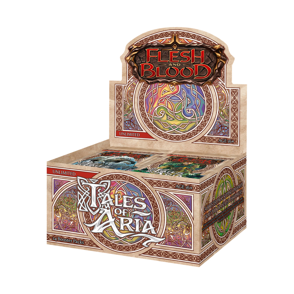 Дополнение для игры Flesh and Blood TCG: Дисплей бустеров Tales of Aria FAB2103-UL