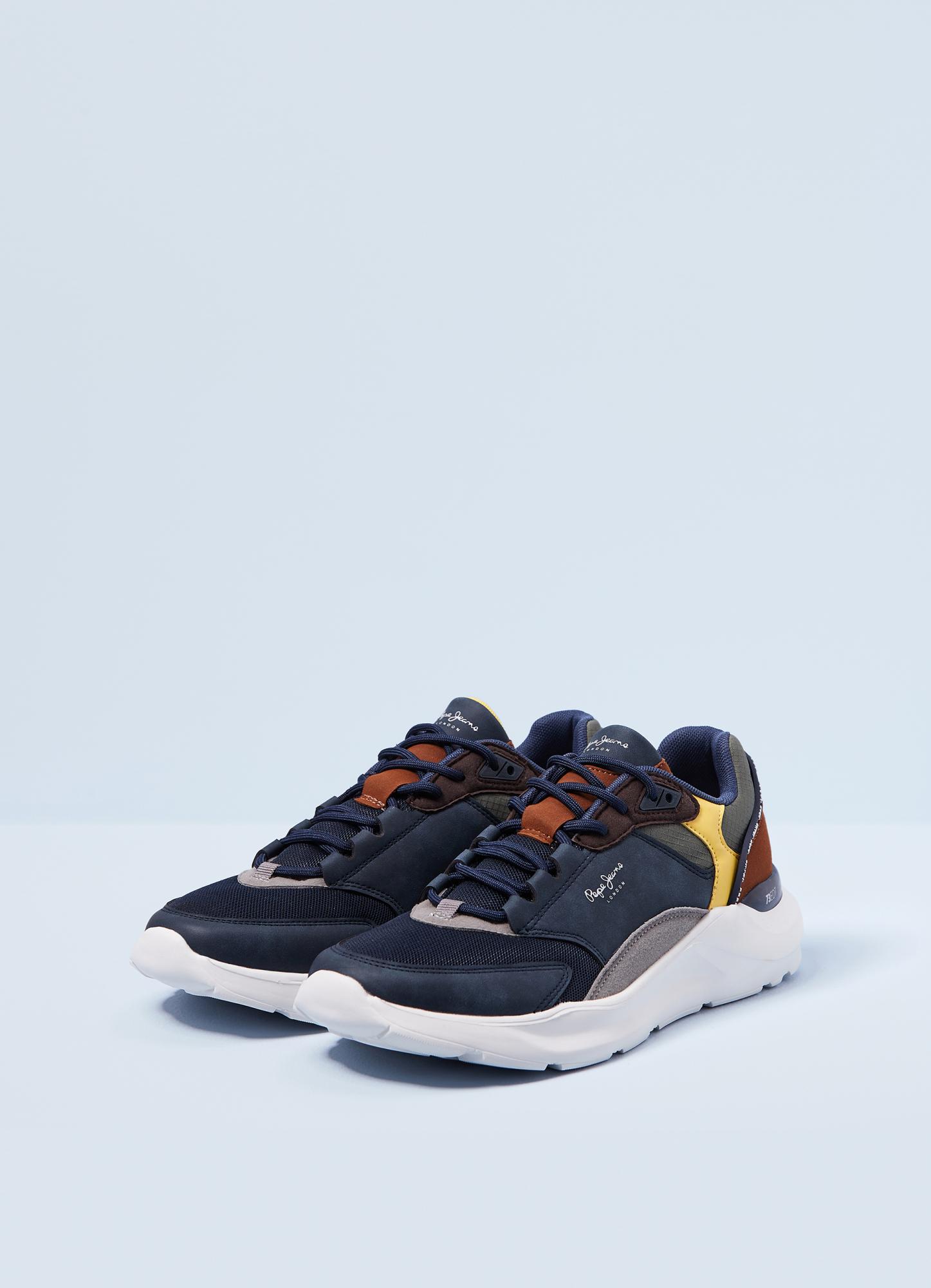 

Кроссовки мужские Pepe Jeans BROOKS TECH PMS30756 синие 43 EU, BROOKS TECH PMS30756