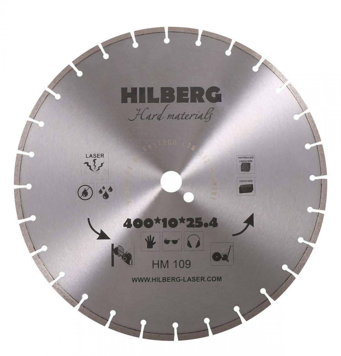 фото Диск алмазный отрезной диамант 400х25,4х12hilberg hard materials лазер hm109