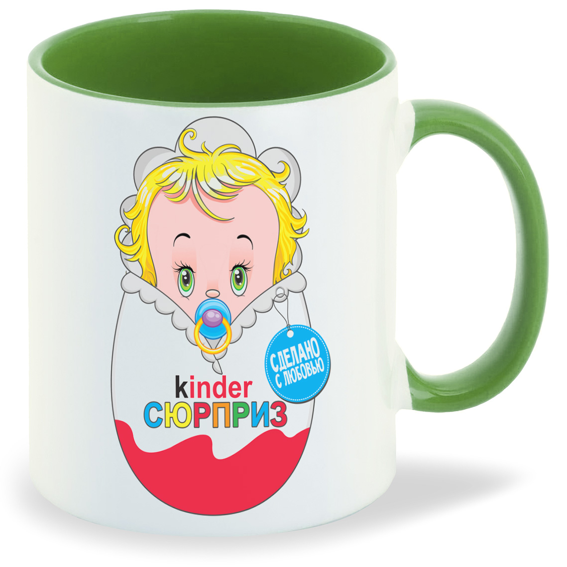 

Кружка CoolPodarok Kinder сюрприз киндер сюрприз пузожитель, Kinder сюрприз киндер сюрприз пузожитель