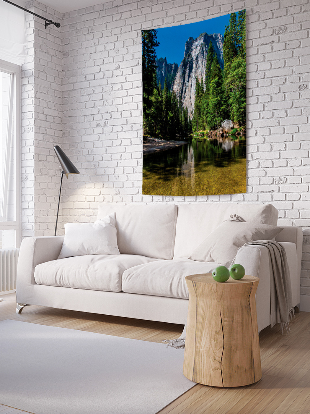 

Вертикальное фотопанно на стену JoyArty Прозрачный водоем 150x200 см, Прозрачный водоем