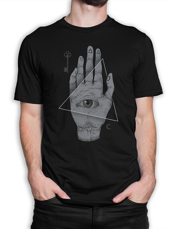 

Футболка мужская Dream Shirts Ладонь Всевидящее око 1001093-2 черная XS, Черный, Ладонь Всевидящее око 1001093-2