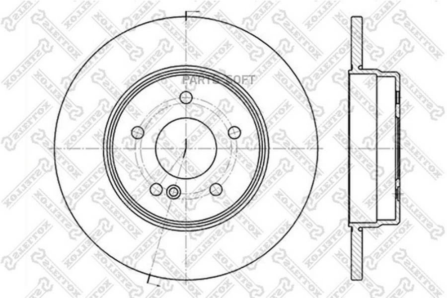 Тормозной диск Stellox комплект 2 шт. 60203340SX