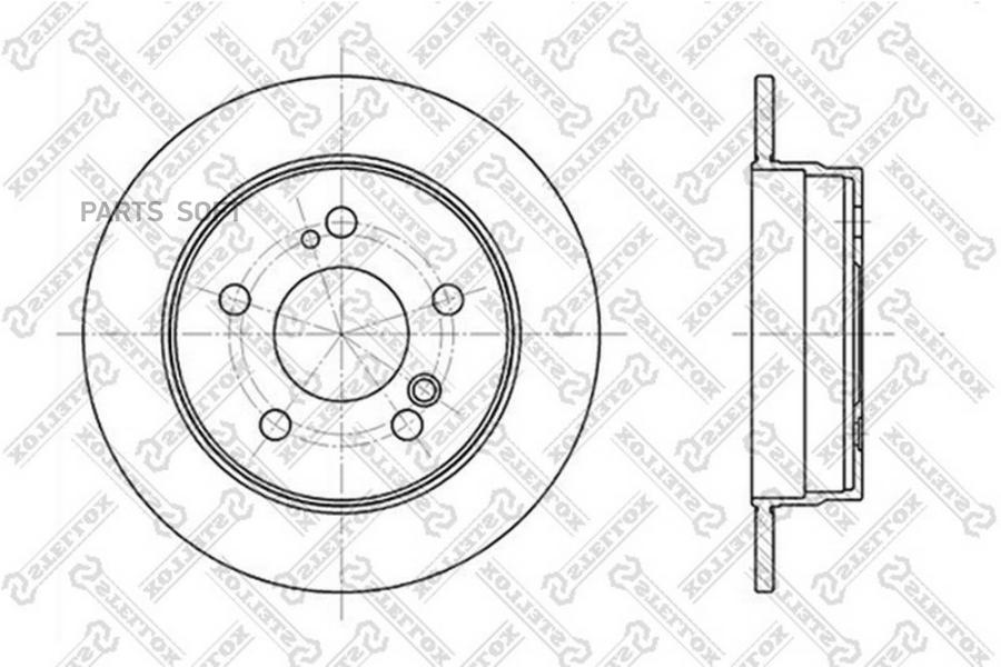 

Тормозной диск Stellox комплект 1 шт. 60203307SX