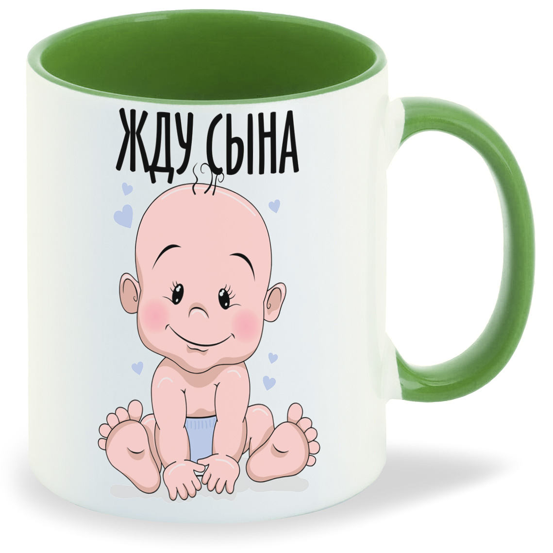 

Кружка CoolPodarok Здесь живет малышок пузожитель, Здесь живет малышок пузожитель