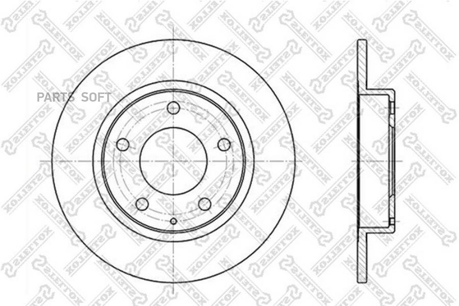 

Тормозной диск Stellox комплект 1 шт. 60203228SX