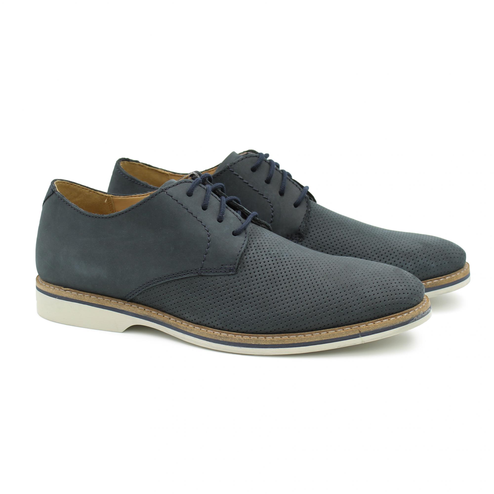 Туфли мужские Clarks Atticus Lace 26149705 синие 44.5 EU синий