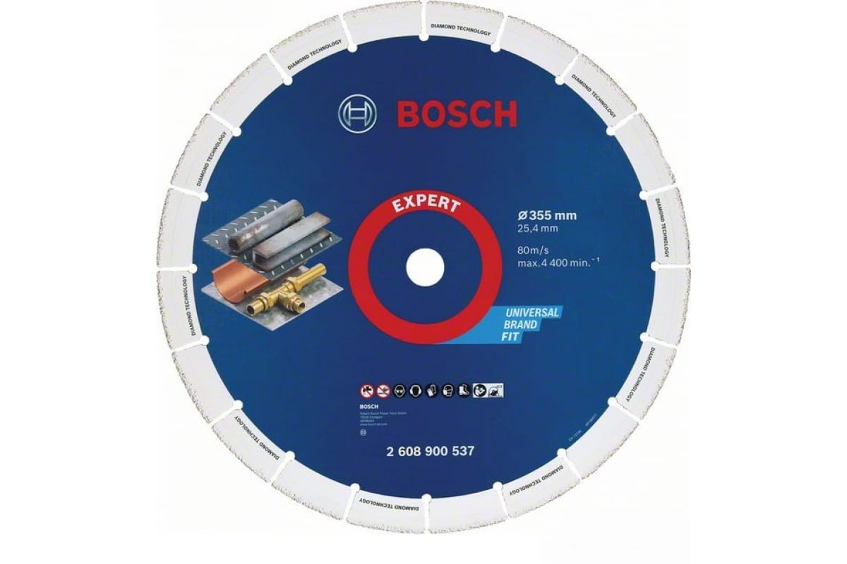 фото Алмазный диск bosch diamond metal wheel 355х25.4 мм по металлу (2608900537)