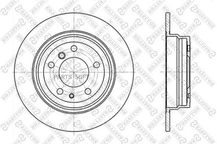 

Тормозной диск Stellox комплект 1 шт. 60201520SX